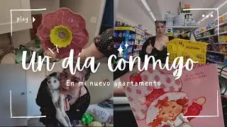 🏠ME MUDÉ SOLA Y UNA GATA SE COLÓ/ MINIVLOG UN DÍA CONMIGO💗🎥