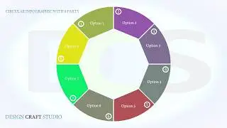 Circular Infographic with 8 Parts