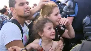 Tension at the Hungarian border