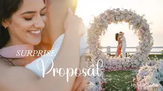 “Surprise Cliff Proposal in Bali | Romantic Sunset Engagement” Hector & Andrea #baliproposal
