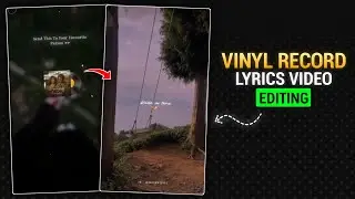 Vinyl Record Intro Viral Lyrics Status Video Editing | Vinyl Record Intro Lyrics Video Editing