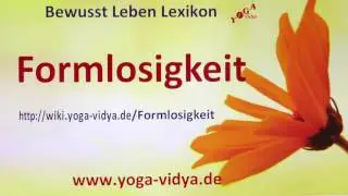 Formlosigkeit