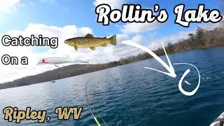 Trout Fishing with a Jerkbait?? | Rollins Lake, Ripley West Virginia
