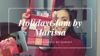 MakeupbyMarissa | HOLIDAY GLAM TUTORIAL | HUDA BEAUTY RUBY OBSESSIONS PALETTE |Pinoy in Spain