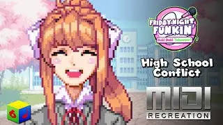 Friday Night Funkin': Doki Doki Takeover! - High School Conflict [MIDI RECREATION]
