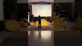 Singing anti-hero by Taylor Swift at Camp courageous. ￼