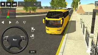 Euro Bus Driving Game 2024 Indonesia Bus Simulator Public Transportation Android Gameplay 841