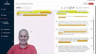 Identifying a LSAT Parallel Underlying Principle Using LawHub Logical Reasoning Drill Set 9