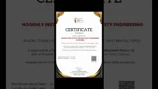 Hooghly Institute of fire and safety engineering collaboration with NSDC/ skill India/ GSDM #hifse