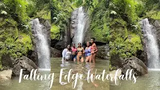A TREACHEROUS JOURNEY TO FALLING EDGE WATERFALLS IN BOWDEN HILL ST. ANDREW 🇯🇲 | @th3samfam