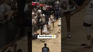 Sarah Strong said get out of here 😤 #wbb #uconn #basketball