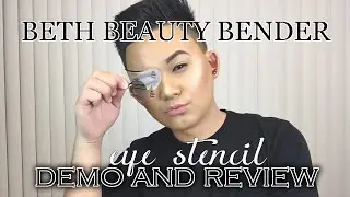 Beth Beauty Bender Smokey Eye and Cat Eye Liner Stencil | Demo & Review