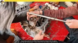 Pakistan Manufacturing - Car Engine Rebuild from Start to Finish -Handcrafting Skill
