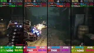 Evil West RTX 4090 vs RX 7900 XTX vs RX 7900 XT vs RTX 4080