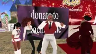 Rachelville Christmas Event, Second Life Cheerleading Squad and Maxx Sabretooth   YouTube