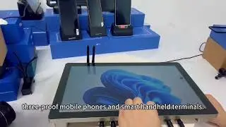 Sincoole 15.6 in Industrial Panel PC, 10 Point Capacitive Touch Screen Panel Computer