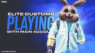 HYDRA ELITE CUSTOMS [MAIN ACCOUNT] | PUBG MOBILE LIVE - LoLzZz Gaming | DONATION ON SCREEN