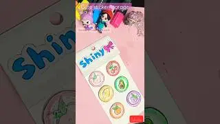 Diy Handmade sticker #cutesticker #papercraft #youtubeshorts #storage