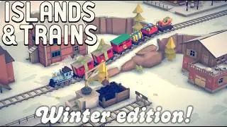 Let's Build a Winter Village Layout - Islands & Trains