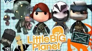 Little Big Planet Metal Gear Solid: Paint of the Patriots PS3 DLC Play through 