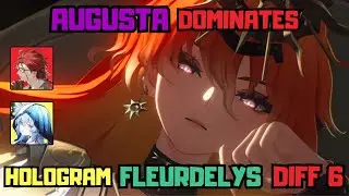 Augusta dominates Tactical Hologram Difficulty 6: Fleurdelys | Wuthering Waves