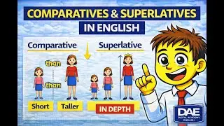 Comparatives & Superlatives in English 🔥 | Comparativos y Superlativos FÁCILES