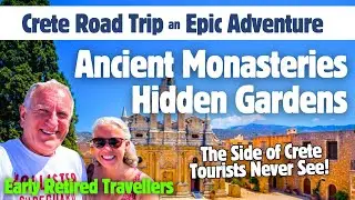 Hiking Monasteries & Secret Gardens, Rethymno, Crete Road Trip #greece #crete #chania