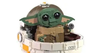 LEGO Star Wars Grogu & Hover Pram review! Super-sized cute #NotSponsored 75403