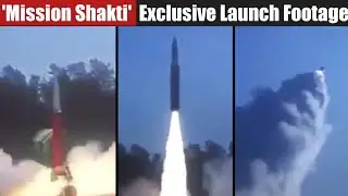 Launch Footage of anti-satellite missile used in 'Mission Shakti'