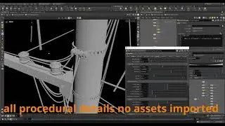 WIP - Houdini digital asset - Japanese electric poles