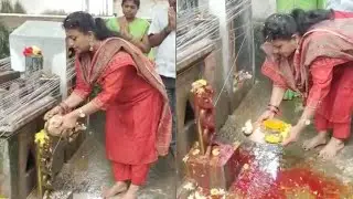 MLA Roja Selvamani Visuals @ Nagula Chavithi Pooja | Manastars