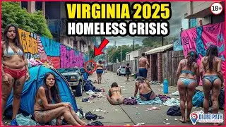 Homeless Population EXPLODES in Virginia &ndash; Abandoned and Screaming for Help! | Travel Documentary