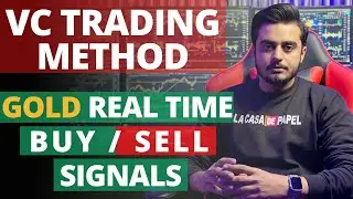 Real Time Buy & Sell Signals on Gold Using VC Trading Method | Explained in Hindi | Must Watch🔥