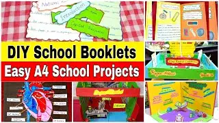How to Make an Eye-Catching School Booklet 📚 | DIY School Booklet for Kids #pearlsofLife