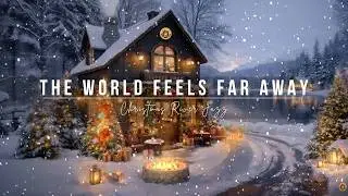 Midweek Christmas Piano Jazz 🎄 Cozy Coffee Shop by the Snowy Lake & Fireplace for Wednesday Calm