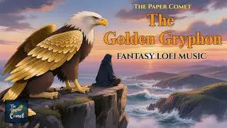 1 Hour of Fantasy Lo Fi Beats &ndash; 🦅 Golden Gryphon, Ancient Cliffs & Quiet Magic at Sunset