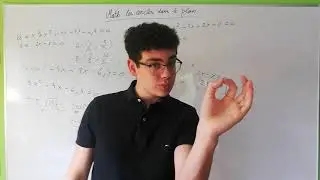 Les cercles dans le plan : intersections entre un cercle et une droite.