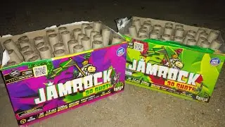 Ganja jamrock 30 shot XL firework red apple fireworks