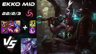 MID Ekko vs Syndra - EU Challenger Patch 26.2