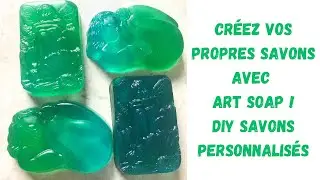 COMMENT FABRIQUER DES SAVONS/  DIY FACILE ENFANT DEBUTANT / MELT AND POUR