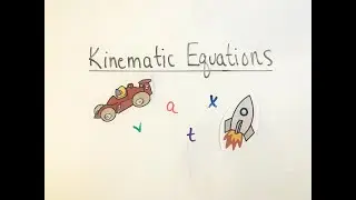 Кинематические уравнения (AP Physics 1)