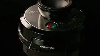 NEW & IMPROVED Chefman Perfect Pour Volcano Belgian Waffle Maker, No Overflow Design