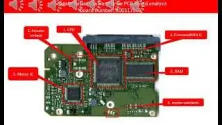 Seagate repair PCB board swap  ST3500410AS ST3500418AS 100517995