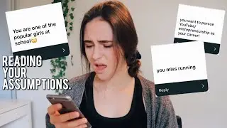 reading peoples assumptions about me