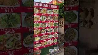 Food Prices in USD in Siem Reap - Cambodia - Dec 2023