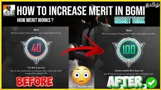 How To Increase Merit in BGMI || How Merit Works ?|| Secret Tricks || Tamil
