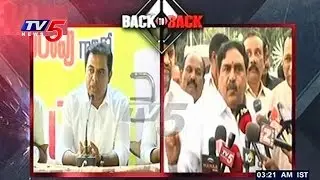 War Of Words Between KTR and Errabelli Dayakar Rao | GHMC Elections | TV5 News