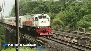 KERETA API PANJANG ‼️ MENEMUKAN 20 KERETA API NGEBUT DI TIKUNGAN