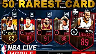 TOP 50 RAREST CARD IN NBA LIVE MOBILE! #1