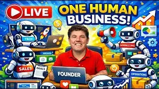 The One Person AI Run Business: Is it a myth? (Live Build-a-Thon)